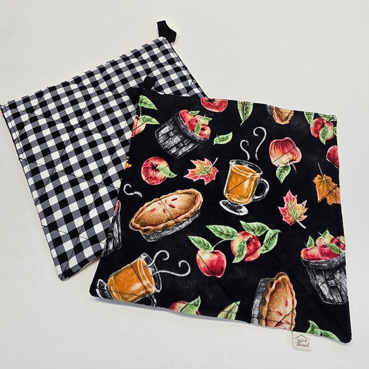 Reversible Hot Pad & Trivet – Orchard Harvest