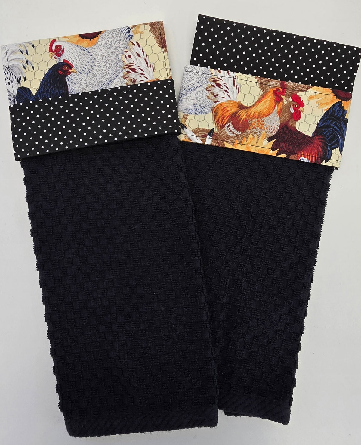 Hen House Hanging Kitchen Towel – Hen Print Band