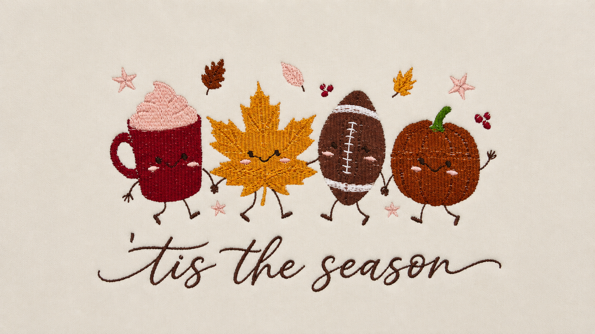 ’Tis the Season Embroidered Crewneck Sweatshirt