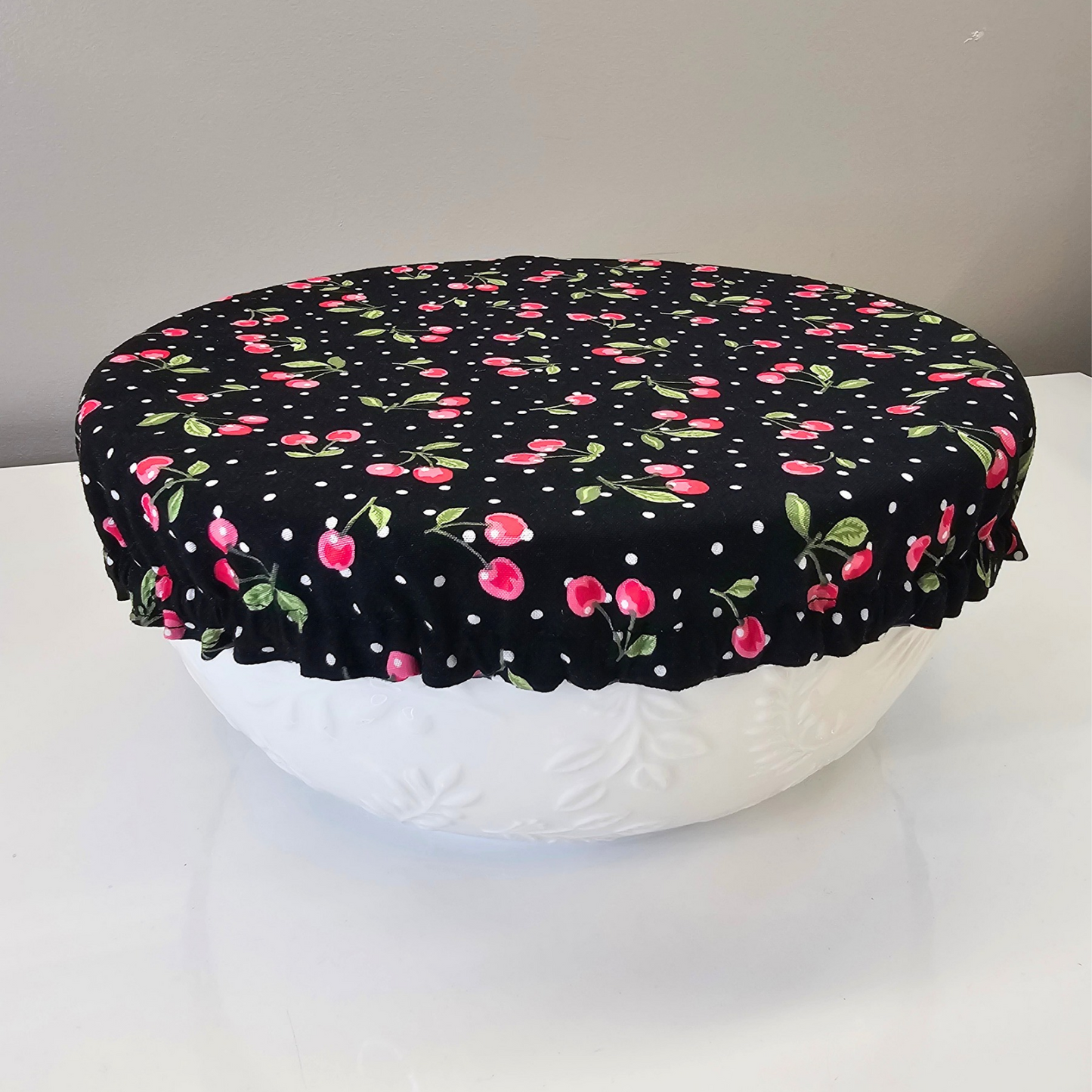 Cherries Jubilee Sourdough Bowl Cover